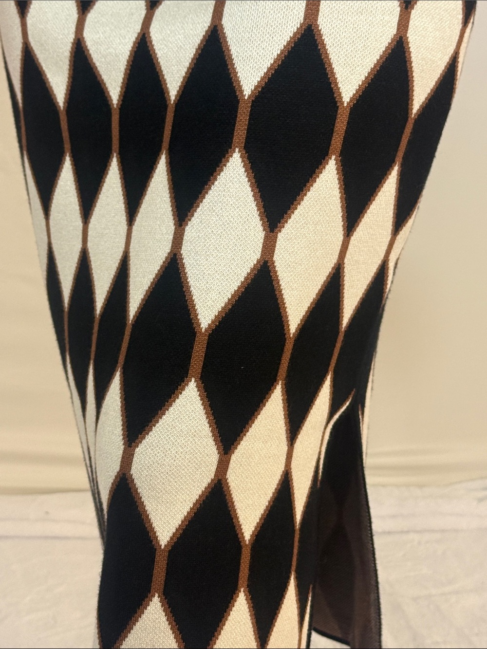 HOUSE OF HARLOW 1960 DIAMOND MAXI DRESS M NWT - Picture 6 of 9